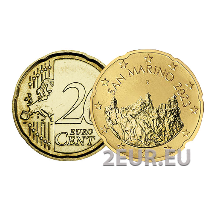San Marino 20 senttiä UNC 2023