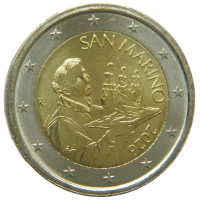 San Marino 2 euron rulla 2026