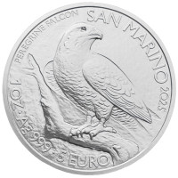 San Marino 5 euroa BU 2025 - Muuttohaukka