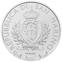San Marino 5 euroa BU 2025 - Muuttohaukka