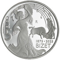 San Marino 5 euroa proof 2025 - Georges Bizet