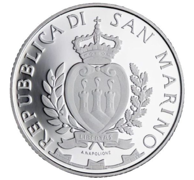 San Marino 5 euroa proof 2024 - Giacomo Puccini