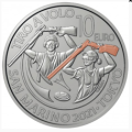 San Marino 10 euroa proof 2021 - Voitto skeet-ammunta Tokiossa  