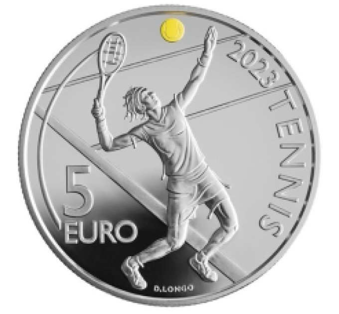 San Marino 5 euroa proof 2023 - 30. San Marinon kansainvälinen avoin tennisturnaus