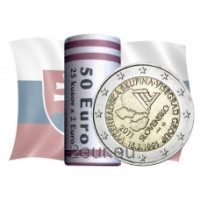 Slovakia 2 euroa UNC rullaa 2011 - Visegrad-ryhmä