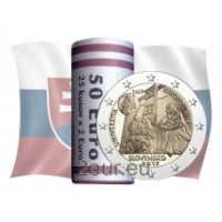 Slovakia 2 euroa UNC rullaa 2017 - Univerzita Istropolitana