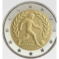 Slovakia 2 euroa UNC 2026 - UEFA:n jalkapallon Euroopan mestaruuskilpailut 1976