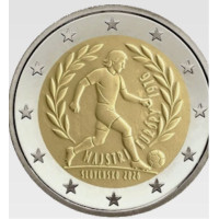 Slovakia 2 euroa UNC 2026 - UEFA:n jalkapallon Euroopan mestaruuskilpailut 1976