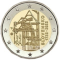 Slovakia 2 euroa UNC 2022 - 300 vuotta Manner-Euroopan ensimmäisen tyhjennyskaivosten höyrykoneen rakentamisesta