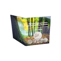  Slovakia 5 euroa UNC 2021 - 2025 - Fauna and Flora Slovakiassa + Albumi