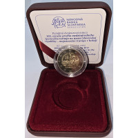 Slovakia 2 Euro proof 2025 - 100 vuotta ensimmäisestä jääkiekon Euroopan mestaruudesta