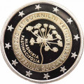 Slovenia 2 euroa proof 2010 - 200 vuotta Ljubljanan kasvitieteellinen puutarha