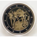 Slovenia 2 euroa proof 2014 - 600 vuotta Celjen Barbaran kruunaamisesta