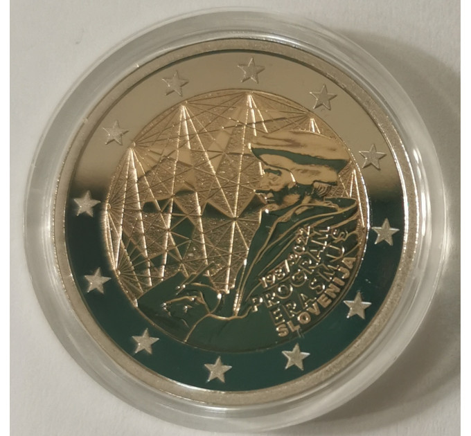 Slovenia 2 euroa proof 2022 - 35 Years of the Erasmus 