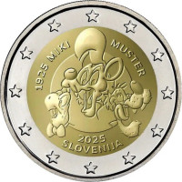 Slovenia 2 euroa proof 2025 - MIKI MUSTER