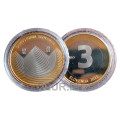 Slovenia 3 euroa proof 2011 - Slovenian itsenäisyyden 20 vuotta  