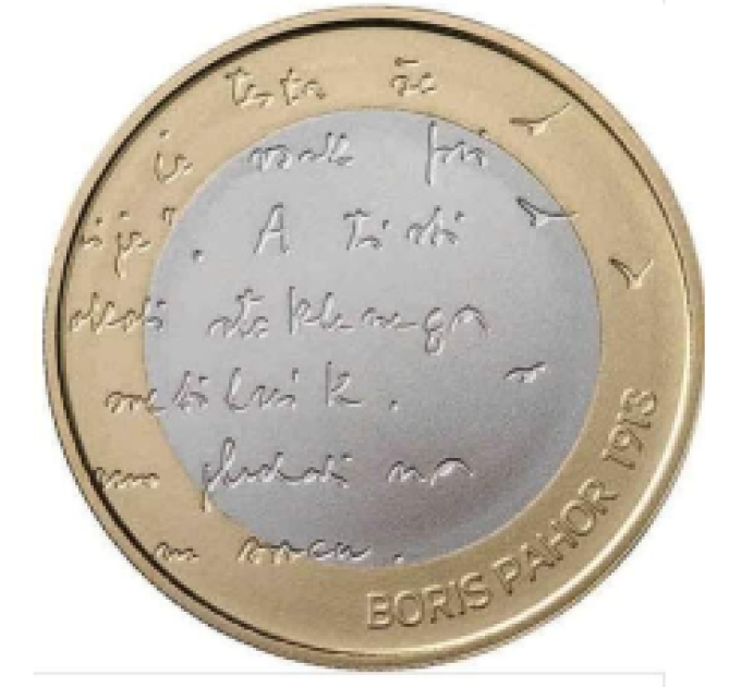 Slovenia 3 euroa proof 2023 - 110 vuotta slovenialaisen kirjailijan Boris Pahorin syntymästä