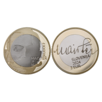Slovenia 3 euroa UNC 2024 - 150 vuotta Rudolf Meisterin syntymästä