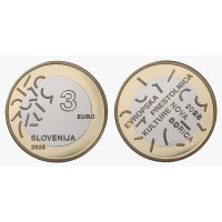 Slovenia 3 euroa UNC 2025 - Nova Gorica – Gorizia