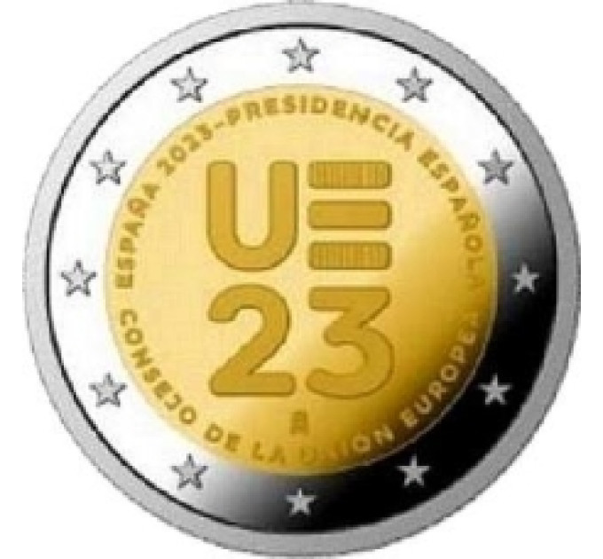 Espanja 2 euroa UNC 2023 - Espanjan EU-puheenjohtajuus