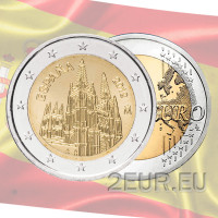 Espanja 2 euroa UNC 2012 - Burgosin katedraali