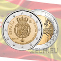 Espanja 2 euroa UNC 2018 - Espanjalaisen Felipe VI:n 50 vuotta