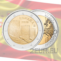 Espanja 2 euron UNC 2019 - Avilan vanhakaupunki ja sen kirkot muurien ulkopuolella