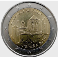 Espanja 2 euroa UNC 2026 - Pobletin luostari