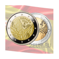 Espanja 2 euroa UNC 2022 - Garajonayn kansallispuisto