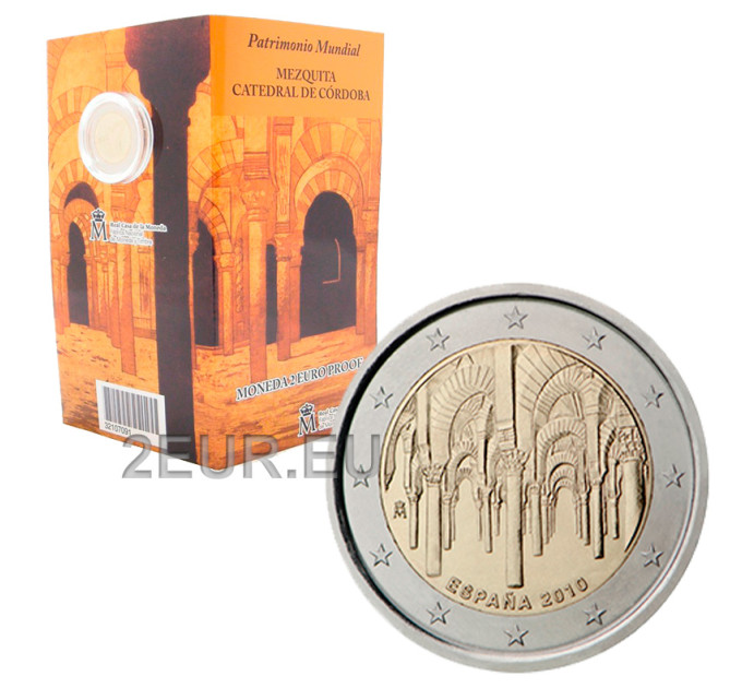 Espanja 2 euroa proof  2010 - Cordoban historiallisessa keskustassa