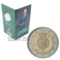 Espanja 2 euroa proof  2018 - 50 vuotta espanjalaisen Felipe VI:n syntymästä