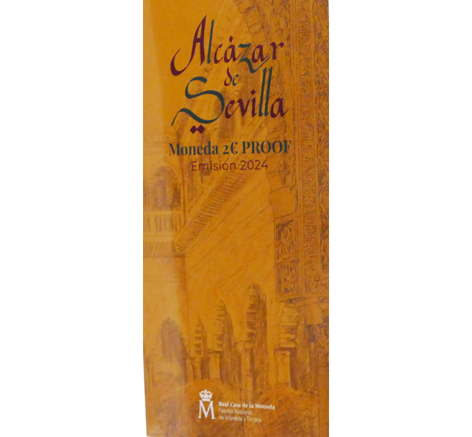 Espanja 2 euroa proof 2024 – Sevillan katedraali