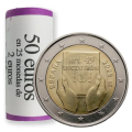 Espanja 2 euroa UNC roll 2026 - 49 artikla: Vammaisuus, suojelu, oikeudet ja osallisuus