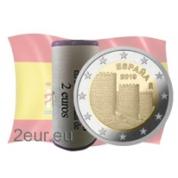 Espanja 2 euroa rullaa 2019 - Avilan vanhakaupunki