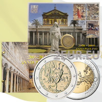 Vatikaani 2 euroa BU 2008 - Pyhän apostoli Paavalin vuosi  Numiscover