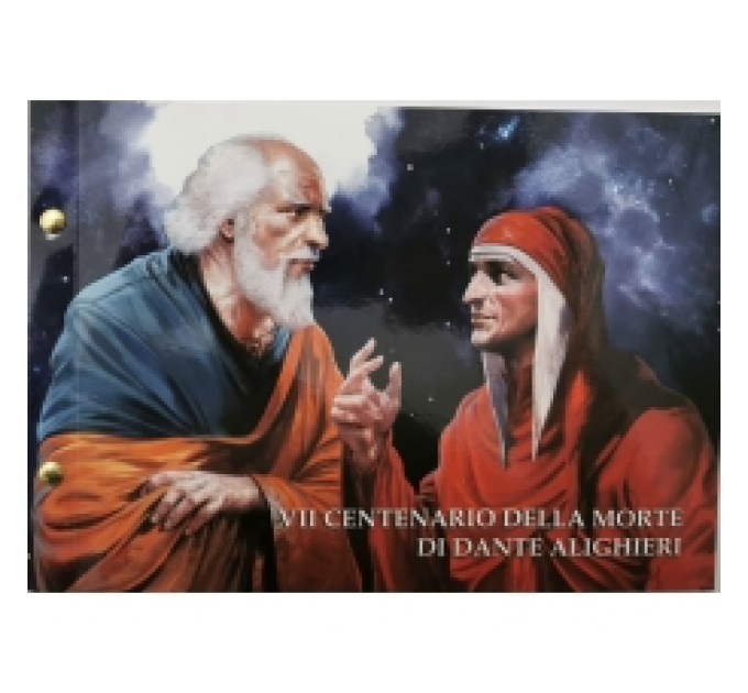 Vatikaani 2 euroa BU 2021 - 700 vuotta Dante Alighierin kuolemasta Numiscover
