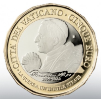 Vatikaanin 5 euron proof 2022 - Paavi Benedetto XV:n kuoleman sata vuotta