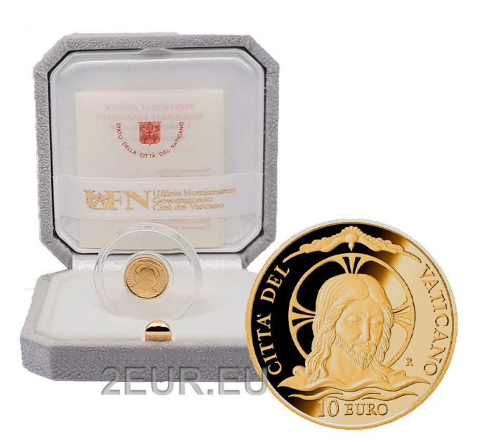 Vatikaanin 10 euron kulta proof 2020 - Kaste