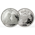 Vatikaanin 10 euron hopea proof 2023 - Benediktus XVI