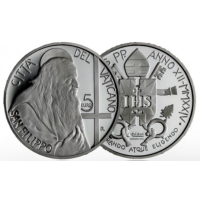 Vatikaanin 5 euron hopea proof 2024 - S. FILIPPO