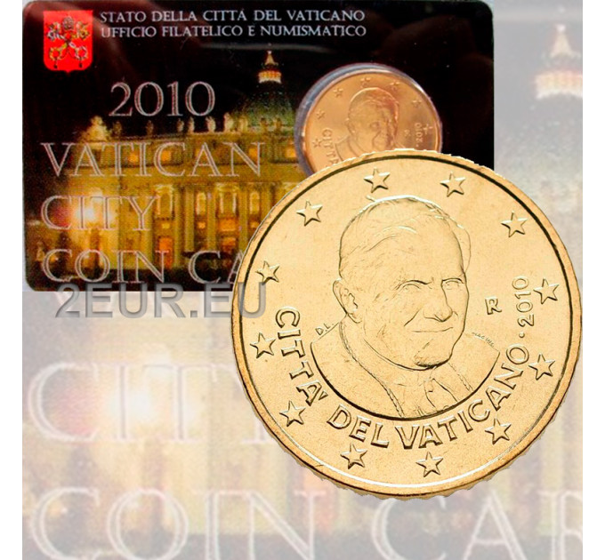 Vatikaani 50 sentin BU 2010 - №1