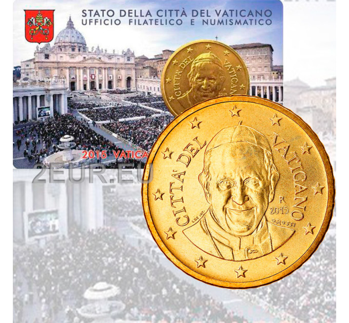 Vatikaani 50 sentin BU 2015 - №6