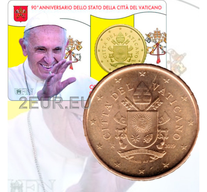 Vatikaani 50 sentin BU 2019 - №10