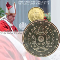 Vatikaani 50 sentin BU 2021 - №12