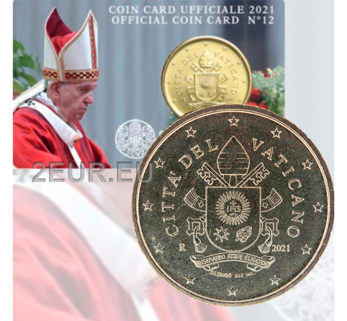 Vatikaani 50 sentin BU 2021 - №12