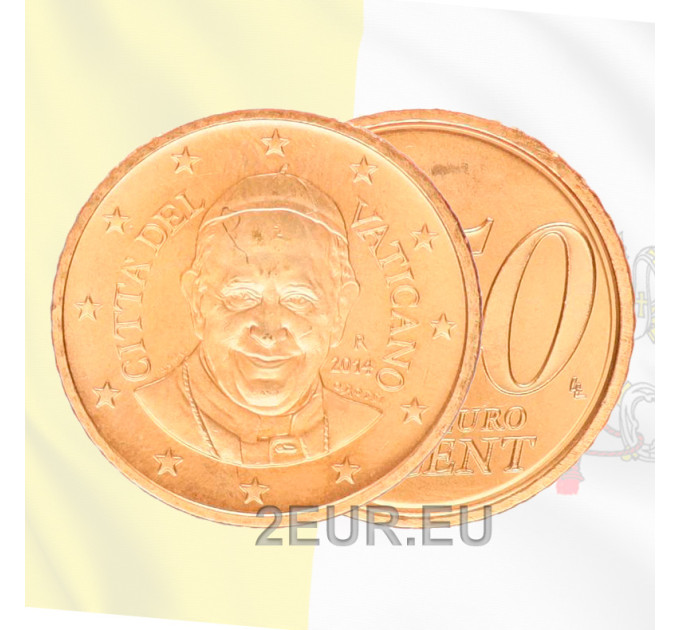 Vatikaani 50 sentin UNC 2014