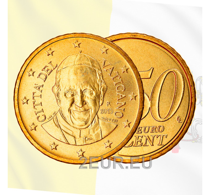 Vatikaani 50 sentin UNC 2015