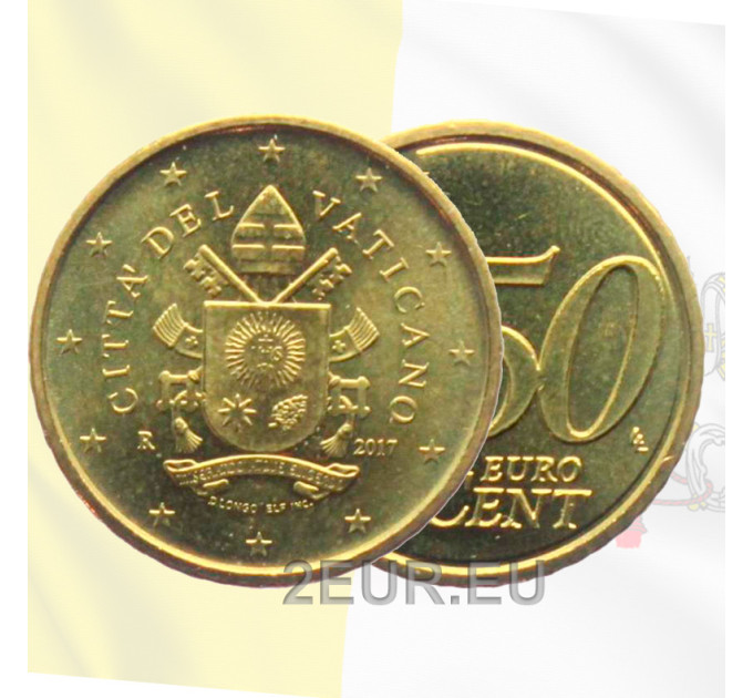 Vatikaani 50 sentin UNC 2017