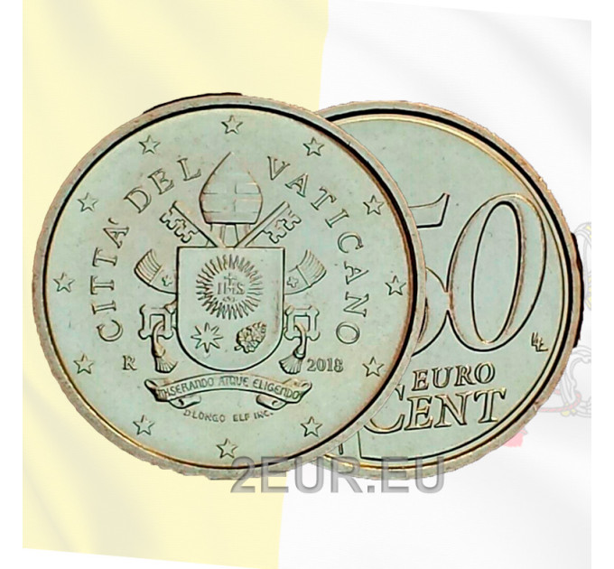 Vatikaani 50 sentin UNC 2018