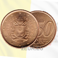 Vatikaani 50 sentin UNC 2019